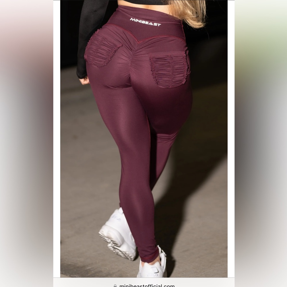 Minibeast curve X leggings - maroon